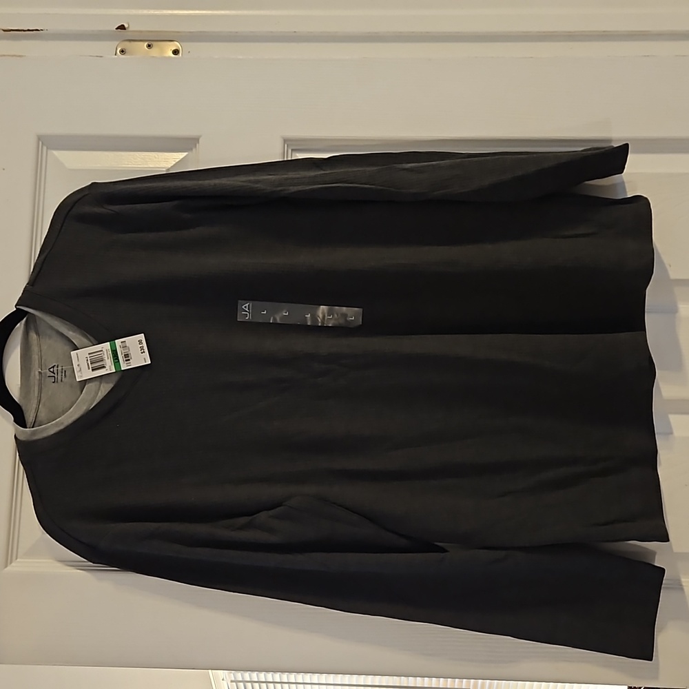 NEW. JA JOHN ASHFORD.  MEN'S ESSENTIALS LONG-SLEEVE SHIRT